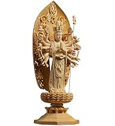 千手観音菩薩 仏像 木彫り 約23cm 多腕像 精密彫刻 箱付 開運 厄除け 41aQ+aEWF8L.__AC_SR166,182___.jpg